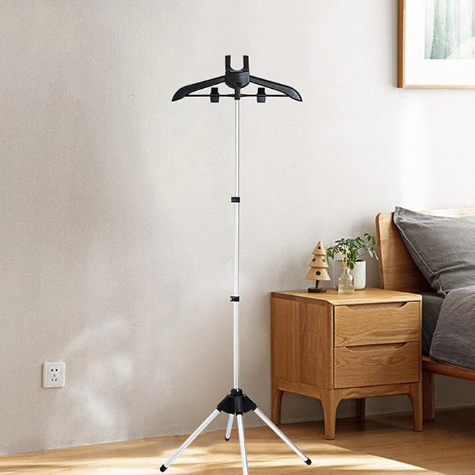 Clothes Steamer Rack - Fabric Steamer Ironing Bracket, Aluminum Alloy Drying Rack | Handheld Garment Steamer Rack, Folding Clothes Drying Rack Steams Machine Accessories Stand for Hotels and Homes