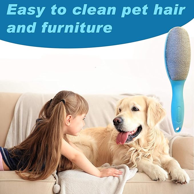 4Pack 2Colors Lint Brush for Clothes Furniture Couch, Lint Brush Pet Hair Remover for Clothes Brush, Reusable Lint Brushes for Pet Hair,Velvet Brush, Pet Brush, Fabric Brush