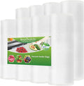 SurpOxyLoc 8 Pack 8"x20'(4Rolls) and11"x20'(4Rolls) Vacuum Sealer Bags Rolls with BPA Free,Heavy Duty,Great for Sous Vide and Vac Seal storage