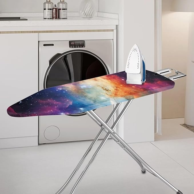 Ironing Board Cover Standard Size Home Decor Ironing Board Cover Extra Wide Ironing Cover for Table 54x15 inches-Galaxy