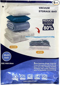 6 Jumbo Size 51"X40" Vacuum Storage Bags for Storage Organization