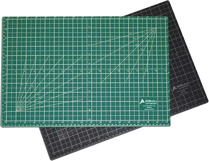 Adir Corp. Professional Self Reversible Healing Cutting Mat, 36 by 48-Inch, Green/Black