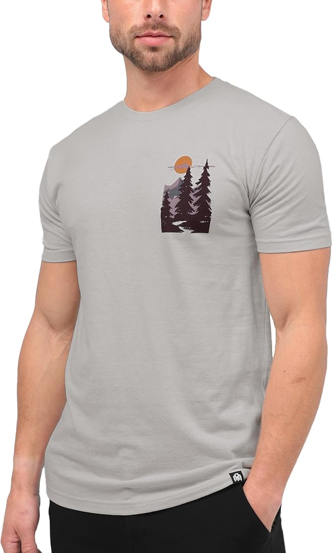 INTO THE AM Graphic Tees for Men S - 4XL Premium Short Sleeve Colorful T-Shirts Trippy Space Designs