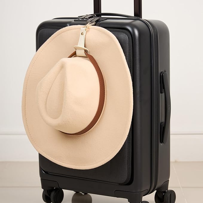 BAREFOOT CARIBOU Hat Clip for Travel, Hands-Free Bag, Backpack, Purse, and Hiking Gear Clip-on Holder Strap for Baseball, Snapback, and Ponytail Caps