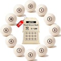 Wool Dryer Balls Laundry, XXL(3.1") 12 Pack, Premium Fabric Softener Ball, Reusable, Anti Static, Chemical Free Natural Wool Balls for Dryer, Laundry Dryer Balls – 100% New Zealand Wool