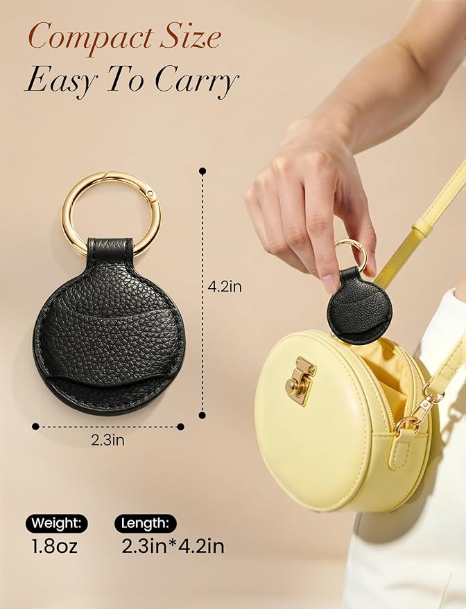Niveaya Upgraded Magnetic Hat Clip for Hanging Sunglasses, 2-Pack Stylish Hat Clip for Travel Bag Luggage Backpack, Strong Magnet Hat Holder, Hands-Free, Beach Cruise Vacation Essentials, Black+Black