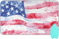 Ironing Mat &Pad Magnetic Heat Resistant Pads Portable Travel Ironing Blanket Ironing Board Covers 27.6x47.2Inches Watercolor American Flag Red22