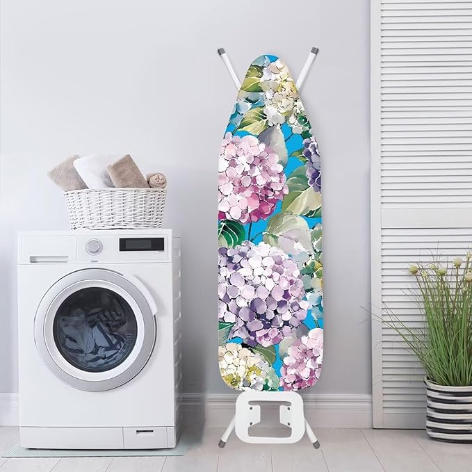 Iron Board Cover Standard Size,Floral Ironing Board Cover,Ironing Board Cover,Iron Cover for Ironing Board,3D Floral Print Small