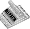 Metal Hangers 80 Pack Clothing Heavy Duty for Closet Stainless Steel Wire Hanger 16.5in by WYCQKL