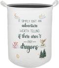 Dragon Nursery Kids Laundry Basket, Toybox for Boys Room, Dragon Fantasy Nursery Laundry Basket Hamper Waterproof Collapsible Clothes Toys Storage Bin Organizer for Kids Room Playroom Bathroom