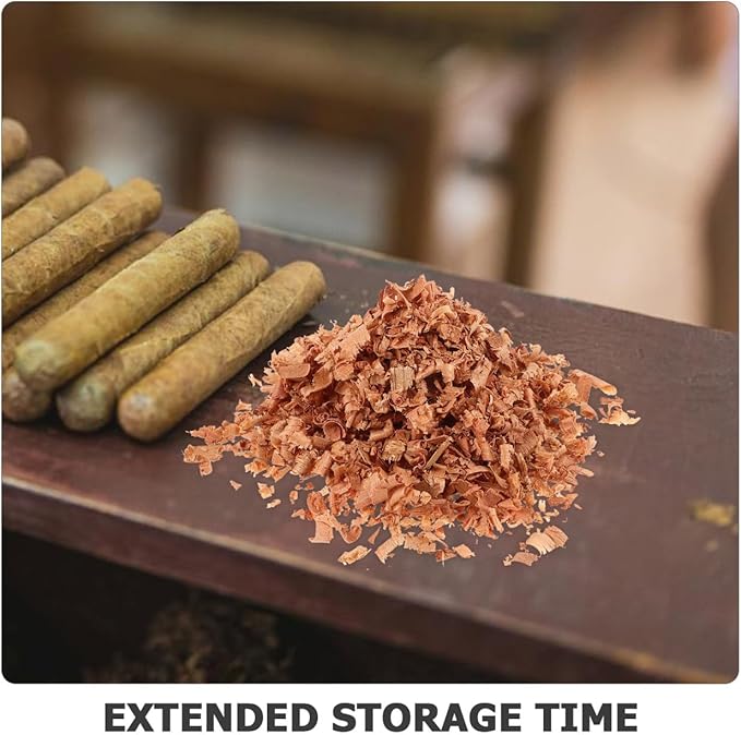 Cedar Shavings 1bag 50G Pet Bedding Practical for Closets Humidor Accessories Cigar Box Aromatherapy Aromatic Chips