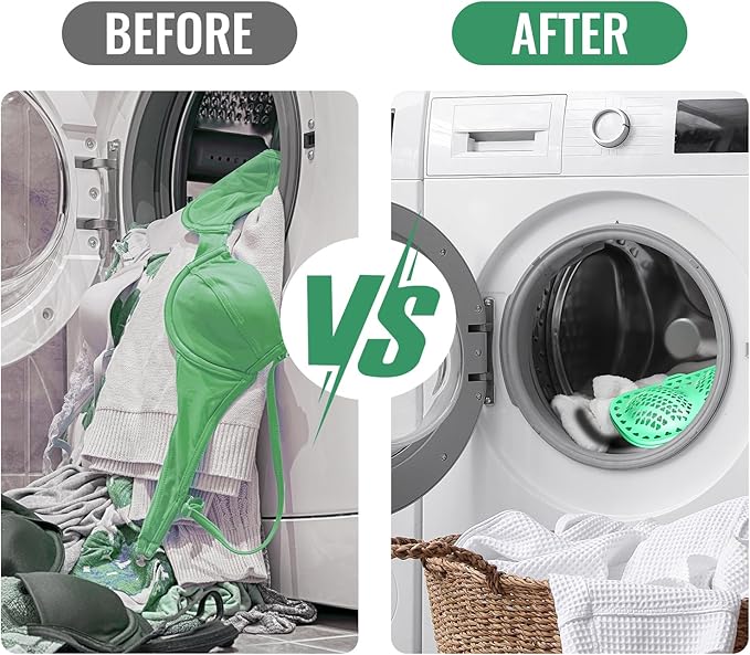 Bra Washing Bag for Laundry, Silicone Lingerie for Washing Delicates, Laundry Bag Washing Machine & Dryer Washing Bags, Maternity, Sports Bras, Sexy Bras (Purple&Blue&Green)