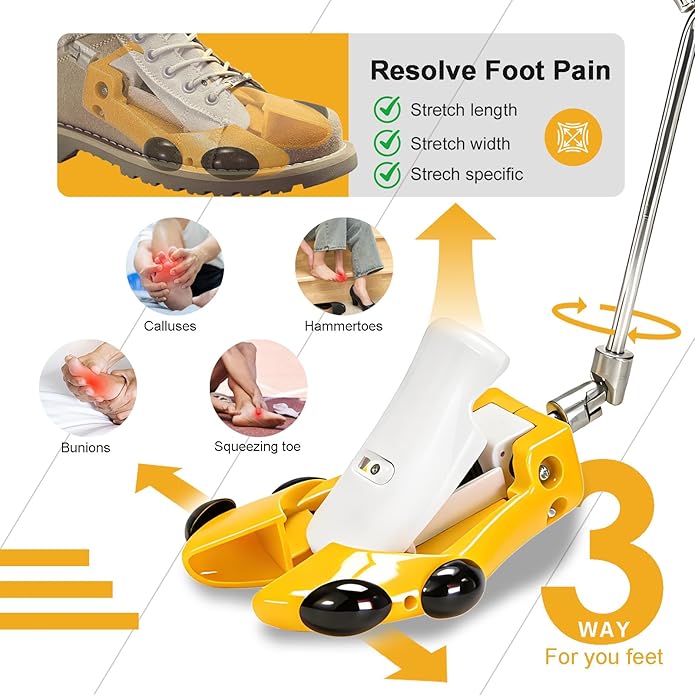 Boot Stretchers for Cowboy Boots Shoe Stretcher for Wide Feet Men Shoe Trees Adjustable Length & Width for Men Women