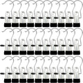 Boot Hangers for Closet, 100 Pack Hanging Clips Hook Clothes Pins for Laundry, Hanger Clips Towel Clips Boot Organizer for Home and Travel, Clothespins Clip Hangers for Pants Hats Socks Gloves