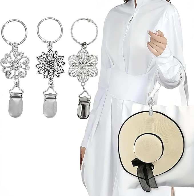 3/4pcs Hat Clip for Travel New Outdoor Backpack Luggage Storage Multi-Purpose Straw Hat Accessory
