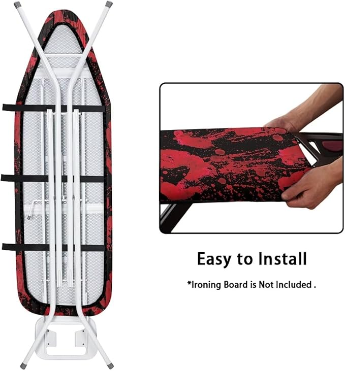 Blood Hands Ironing Board Cover Standard Size Halloween Ironing Board Dust Cover Home Accessories Decor for Women Men Gifts