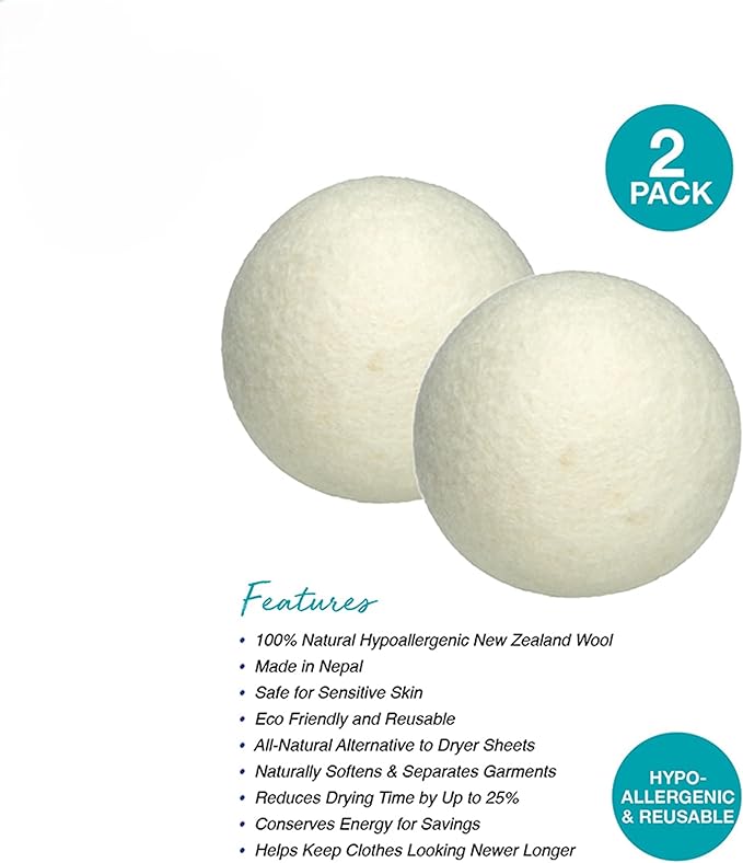 2 Pack Dryer Balls