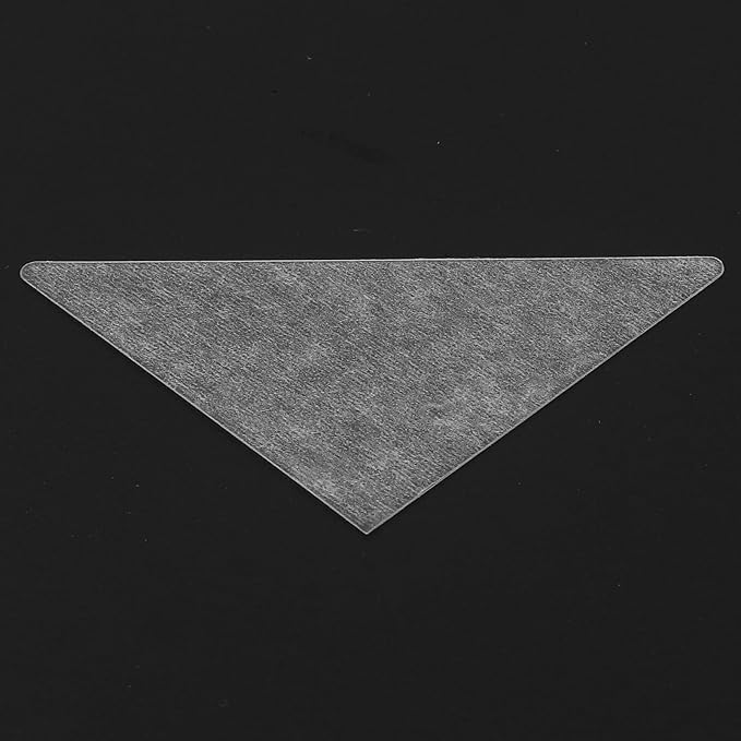 100PCS Clear Plastic Shirt Collar Stays Invisible Triangular Support for Men Women Dress Shirt Collar Maintenance