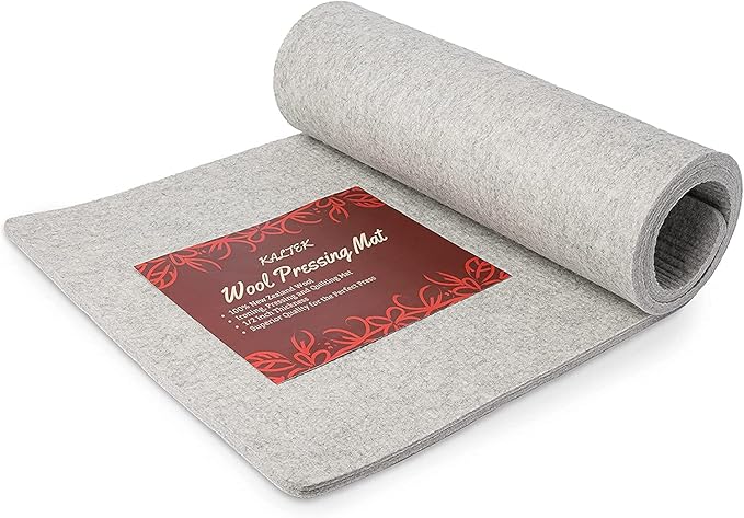Wool Pressing Mat for Quilting - 18x36 inch Wool Ironing Mat for Sewing - Large Ironing Mat, Great for Quilting, Sewing and Pressing Seams