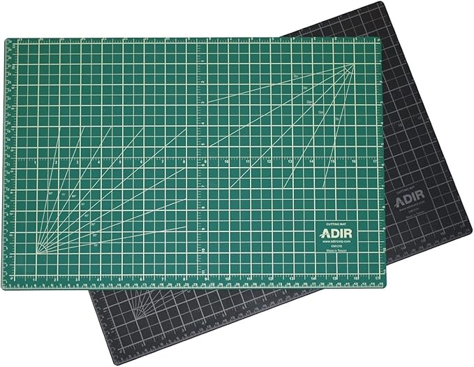 Adir Self Healing Cutting Mat - 24x36 Inches Quilt and Sew Cutting Mat with 5 Layers, Double Sided Cutting Mats for Crafts - Reversible Non-Slip Cutting Pad with Grid