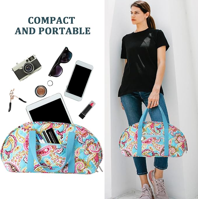KOKNIT Full Size Iron Storage Bag, Stylish Portable Steam Iron Bag, Christmas Gift Tote For Ironing accessories & Travel (Colorful cashew flower)