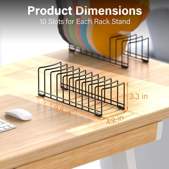 2 Pack Hat Organizer for Baseball Caps, Metal Hat Stand for 20 Baseball Caps, No Install Hat Holder with Silicon Anti-Slip Pad, Hat Rack Storage for Closet Dresser Desk Bedroom