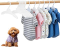 72 Pcs Dog Clothes Hangers, 7 Inch White Plastic Pet Clothes Hangers with Anti-Slip Design, Small Pet Clothing Hanger for Wardrobe Organization, Cat & Puppy Apparel