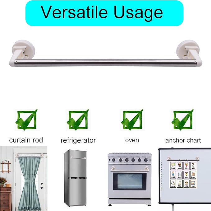 YYST Magnetic Laundry Guard Rail Fence for Washer/Dryer to Keep Clothes from Falling Behind Laundry Room Accessories and Gadgets-16-39" (2)