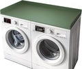 Washer Dryer Countertop, 27.5" x 54" Bamboo Washer and Dryer Countertop for Laundry Room Organization (Forest Green)