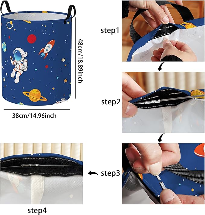 Clothes Blankets Towel and Toy Storage Bag for Bedroom,Laundry Basket With Handles,Dirty Clothes Hamper For Bathroom,Living Room Closet Organizer