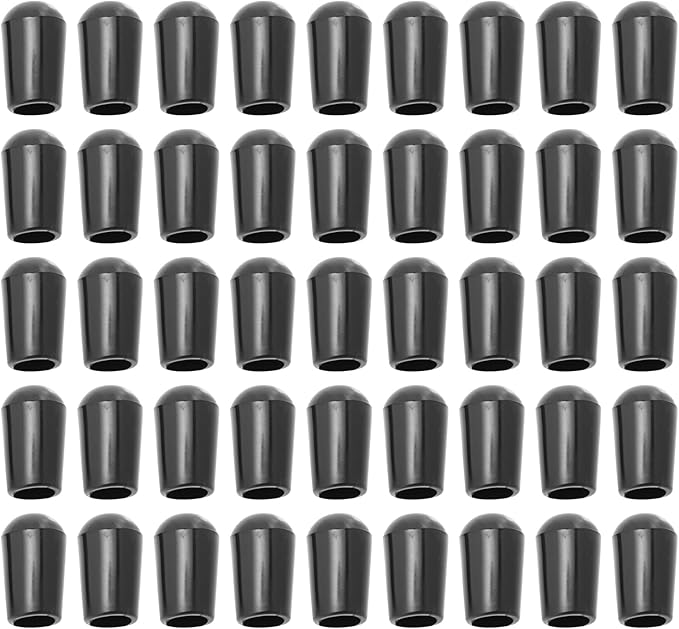 200pcs Round Rubber Sleeve Shelf Prong Accessory Hanging Hook Tip Covers Wire Metal Tubing Rubber Cover Wire Hangers Rack Tip Screw Case PVC