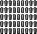 200pcs Round Rubber Sleeve Shelf Prong Accessory Hanging Hook Tip Covers Wire Metal Tubing Rubber Cover Wire Hangers Rack Tip Screw Case PVC