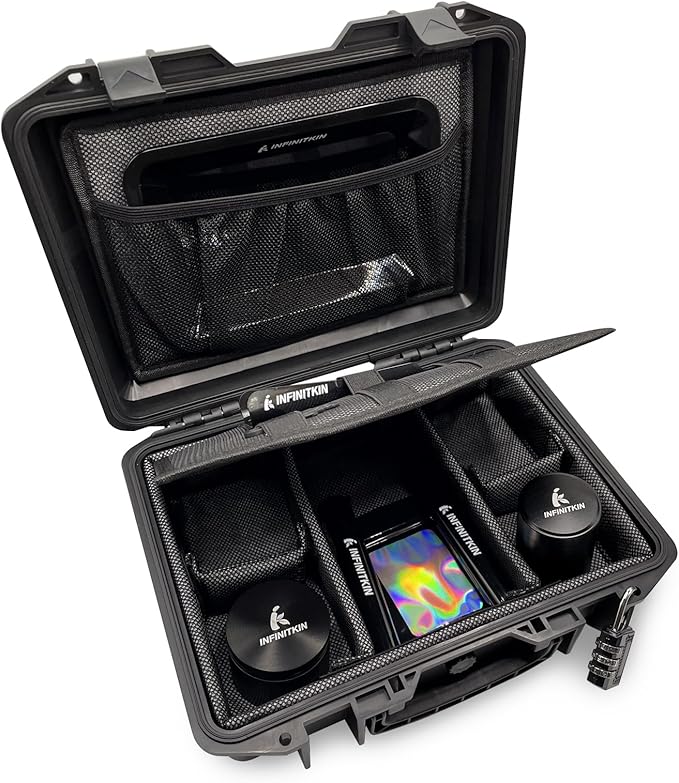 Smell Proof Box, Large Airtight Storage Box with Combination Lock – Waterproof & Durable Smell Proof Container for Travel & Home, Great Gift Choice
