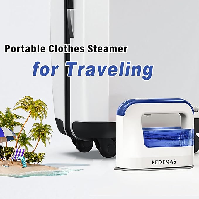 Portable Steamer iron for Clothes, 1300W Mini Handheld Clothes Steamer, Horizontal, Vertical and Dry Ironing, Travel Garment Steamers for Travelling, Home, Office, ONLY FOR 120V
