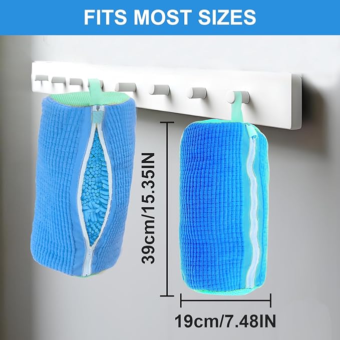 Shoe Washing Machine Bag Laundry Shoes Bag for Washer Dryer Shoe Washing Bag for Sneakers, Casual Shoes, Reusable and Durable Large Shoe Cleaning Bags for All Shoe Types and Sizes