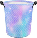 Mermaid Laundry Basket Girls Room Decor Unicorn Girls Hamper Dirty Clothes Organizer Mermaid Decor