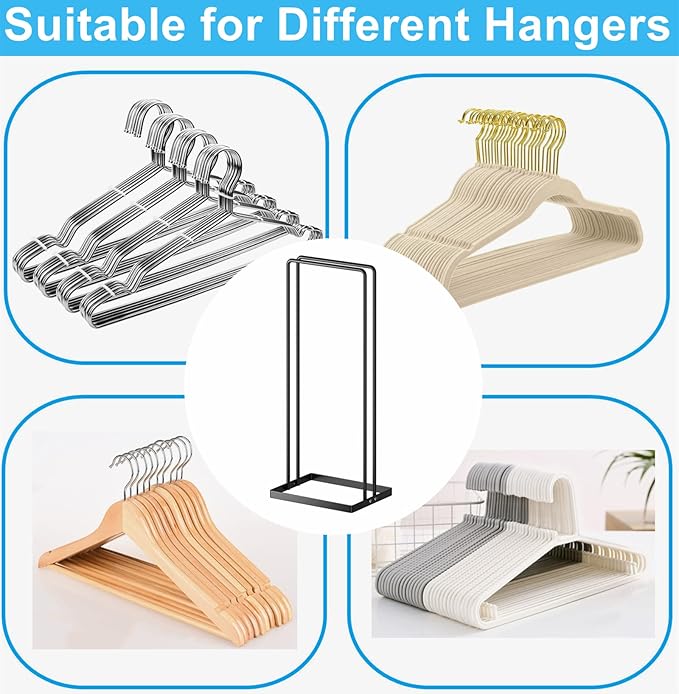 Hanger Stacker 3 Pack, Clothes Hanger Holder Organizer for Closet Laundry Room,Coat Hanger Organizer Stacker for Wire Hangers,Hanger Rack Stand Hanger Caddy for Adult Kids Velvet Pants Hangers Storage