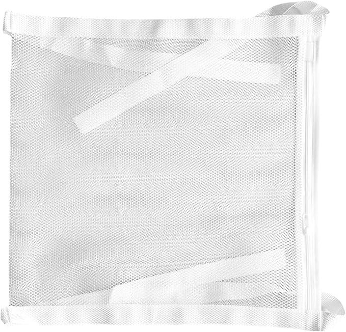 EMVANV Shoe Drying Bag,Laundry Bags Reusable Shoe Dryer Mesh Bags Sneaker Wash and Dry Net Bag Net Laundry Bags with Zipper and Strap for Washing Machine, Shoes, Clothing(Size:40 x 40cm)