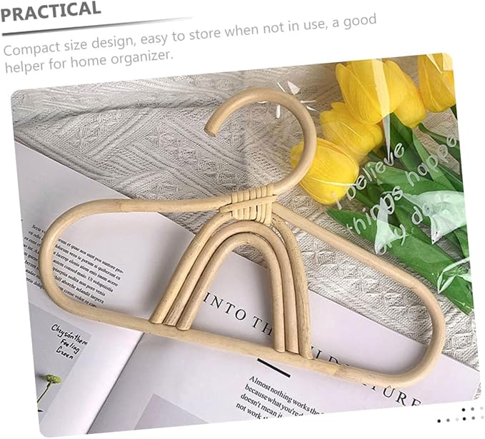 Children Hanger Hanging Wall Decor Moon Decor Hat Hanger Boho Heavy Duty Clothes Rack Kids Room Hangers Bohemian Kids Clothes Rack Hat Baby Skirt Rattan