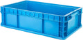 Hudson Exchange 24 x 15 x 7.5" (2 Pack) Straight Wall Handled Storage Container Tote, Blue