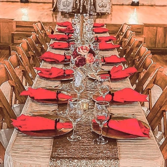 The Folding Table Cloth 6 Foot Champagne 30x72x29
