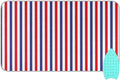 Ironing Mat Pad for Table Portable Travel Iron Blanket Ironing Board Covers Pressing Mat Heat Press Pads 27.6x47.2 Inches Blue and Red Stripes38
