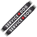 Tuff Pupper Waterproof Leash Sleeve | Fits Any Standard Size 1 Inch Wide Leash | Dual Sided Message | Durable Neoprene & Silicone | Odor & Stink Proof | Easy Secure On & Off (2 Pack, Service Dog)