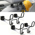 2-Pack Hard Hat Holder for Truck Seat - Dual Heavy Duty Car Headrest Hooks for Construction Gear, Caps & Groceries | Universal Fit for Vehicles