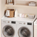54'' Washer Dryer Countertop, Laundry Room Organization Washer and Dryer Combo Countertop Organizer with Non-Slip Mat, White