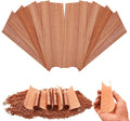 Spanish Cedar Wood Sheets for Cigars (10 Pack) - Premium Humidor Accessories, Veneer Lumber Strips Fits All Tubes/Jars/Boxes, Divides & Enhances Cigar Aroma