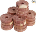 Cedar Blocks for Clothes Storage -Cedar Essence Cedar Rings (20 Pack) Made in USA