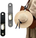Hat Clip for Travel on Bag/Luggage, PU Leather Multifunctional Duckbill Clip, Outdoor Hat Companion