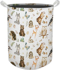Baby Nursery Laundry Basket, Toybox for Boys Girls Room, Forest Animal Laundry Basket Hamper Waterproof Collapsible Clothes Toys Storage Bin Organizer for Kids Room Playroom Bedroom Bathroom