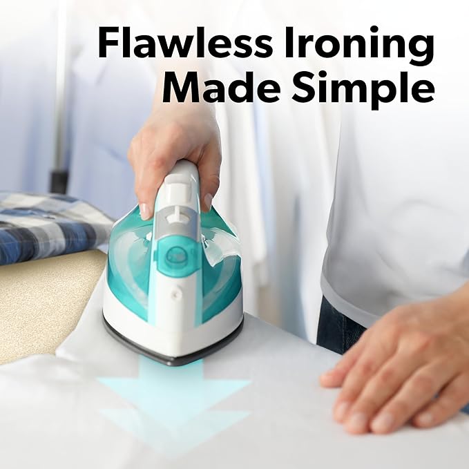 Home Intuition Extra Thick Ironing Board Cover and Pad Iron Scorch Resistant with Hook and Loop Secure Fastener and Elastic Edge,15x54, Standard Size Coated Thick Padding, Biege